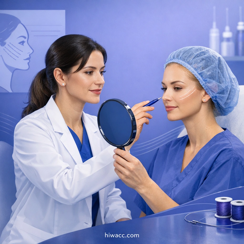چه سوالاتی از پزشک در بهترین کلینیک لیفت صورت با نخ باید بپرسیم؟